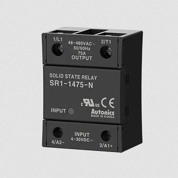 SR1-1475-N реле напівпровідникове (4-30VDC, 48-480VAC, 75A) 000175500 фото