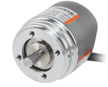 Енкодер 8.F3653.4321.G312 вих. SSI Gray U=10...30V 13Bit вал 8мм синхро танг. кабель 1м 000098013 фото