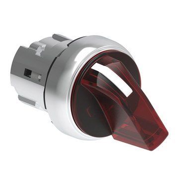 Кнопка метал., поворотна LPS SL1204 (0-1, червона, фіксація) 000205583 фото