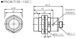 PRCM30-15DP Датчик індуктивний (M30, Sn=15mm, 12-24 VDC, PNP NO, роз'єм М12 4Р) 000158404 фото 2
