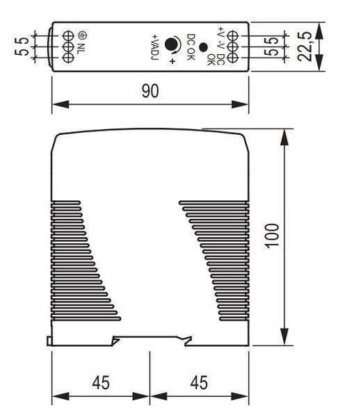 RPS-20-12 джерело живлення 20 Вт 12 В 1,67 А 000089072 фото