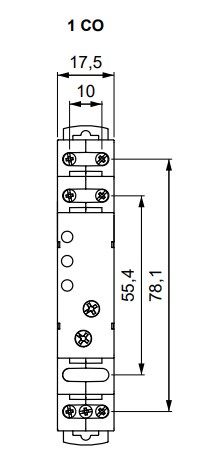 RPN-1VFT-A400 реле контролю напруги в 3-ф мережі діапазони асиметрії, затримки - плавні. LlOST D, ASYM D, SEQ D 000184779 фото